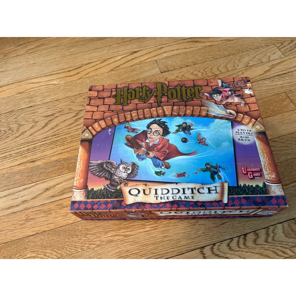 Harry Potter Quidditch The Game Ages 8+ University Games Complete